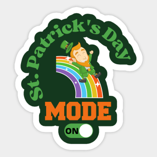 Happy St. Patrick's Day! Sticker